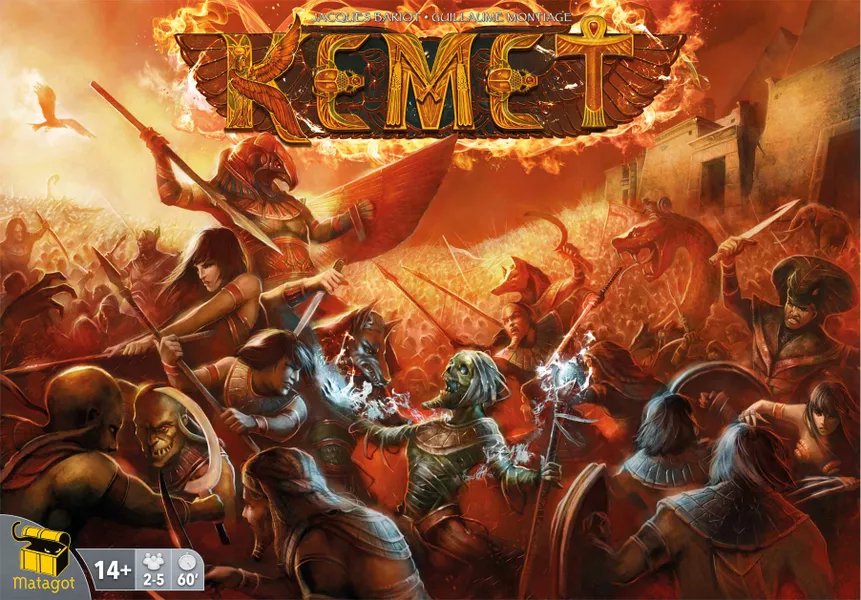 Kemet (2012) board game front cover | Source: Board Game Geek