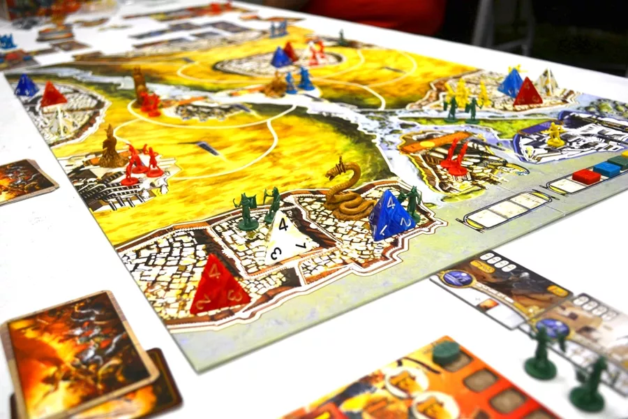 Kemet (2012) gameplay | Source: Uploaded by Chris Norwood on Board Game Geek