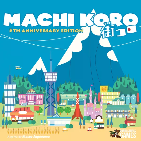 Machi Koro (2012) board game front cover | Source: Board Game Geek