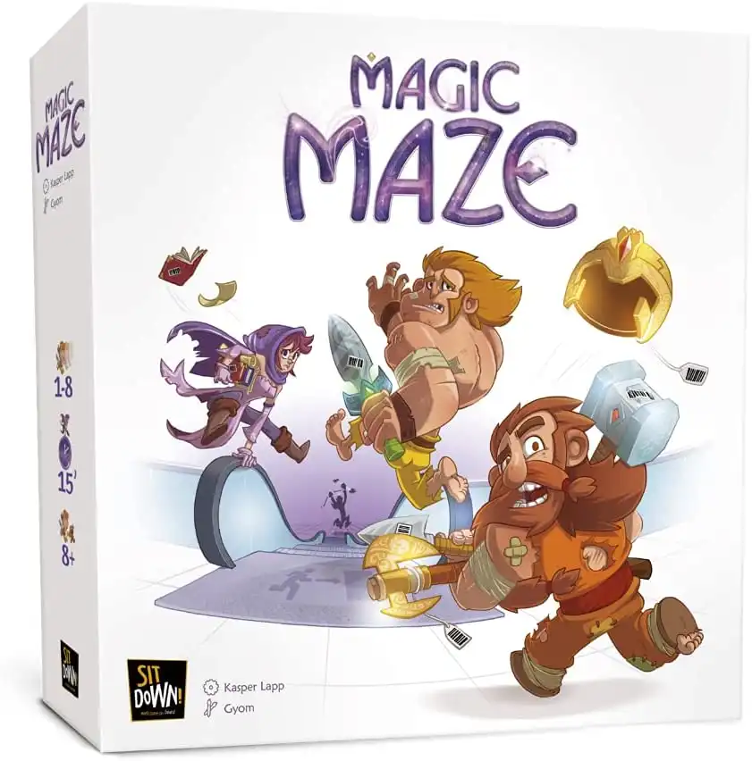 Magic Maze (2017) board game box | Source: Sit Down!