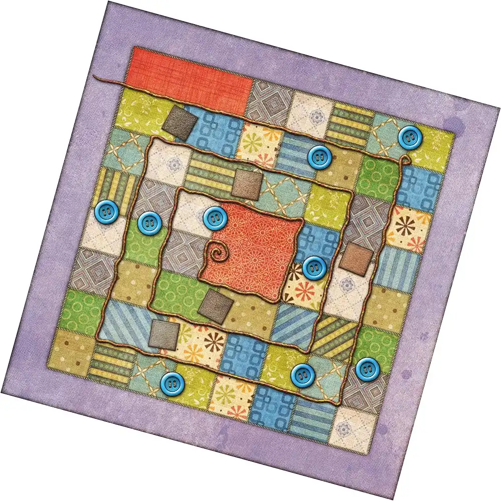 Patchwork (2014) board game gameplay | Source: Lookout Games