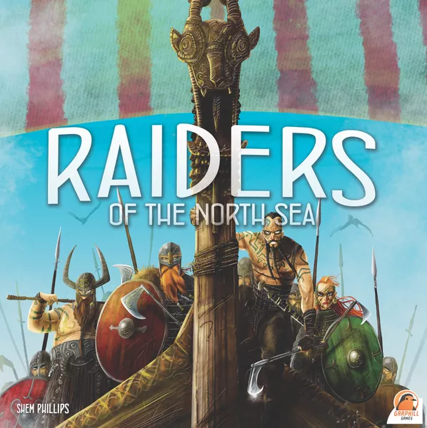 Raiders of the North Sea (2015) board game front cover | Source: Board Game Geek
