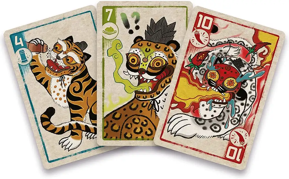 Spicy (2020) board game cards 1 | Source: HeidelBÄR Games