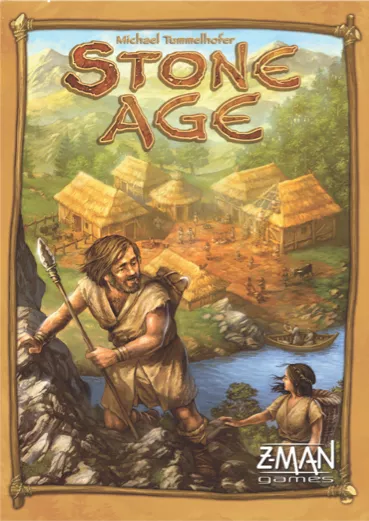 Stone Age (2008) board game front cover | Source: Board Game Geek