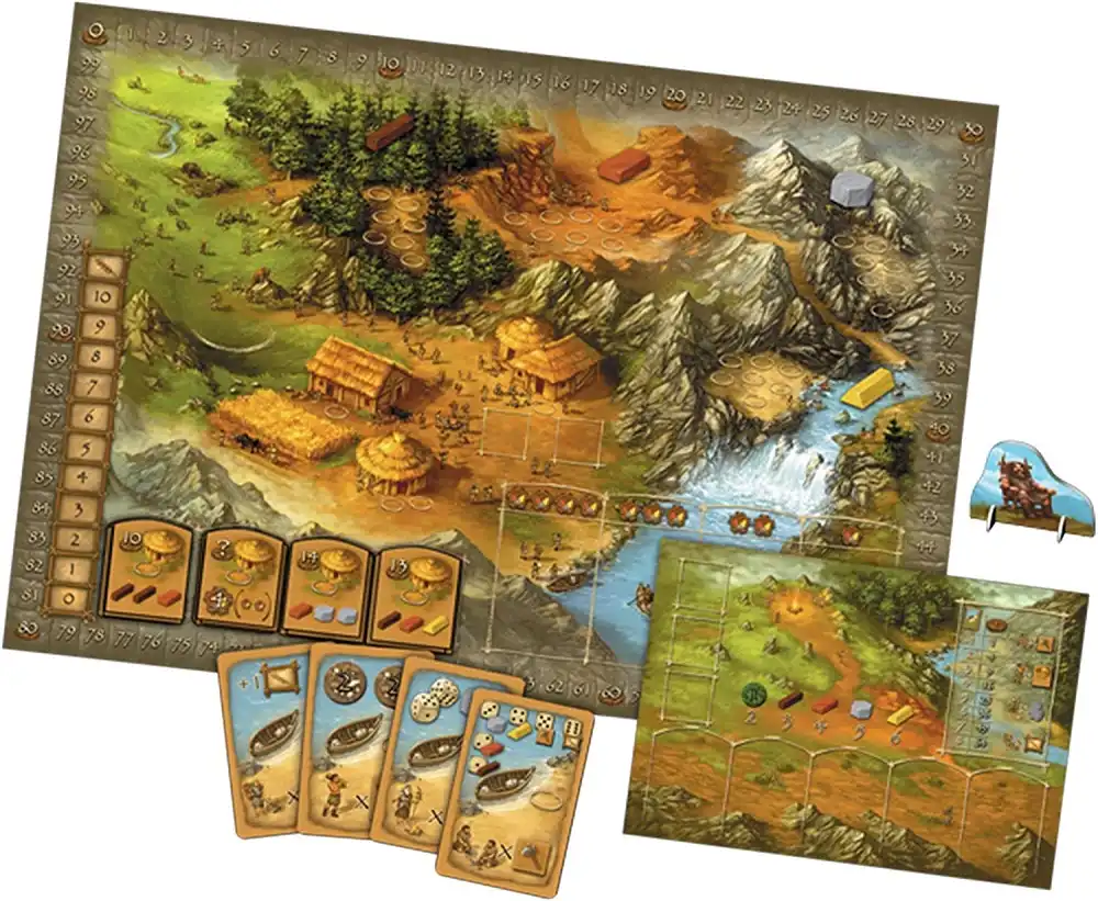 Stone Age (2008) gameboard  | Source: Z-Man Games