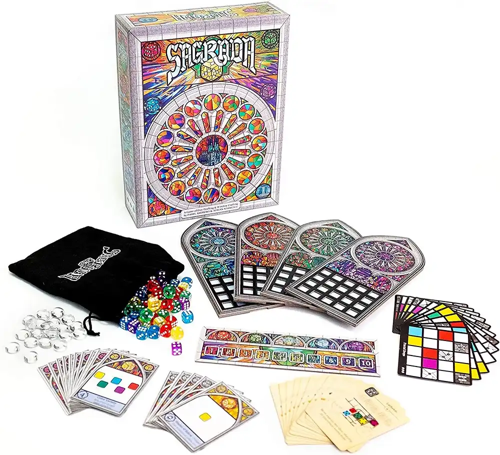 Thành phần board game Sagrada