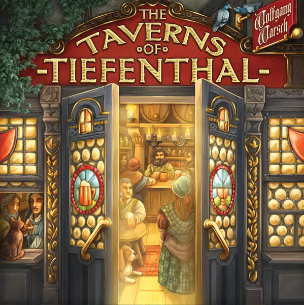 The Taverns of Tiefenthal (2019) board game front cover | Source: Board Game Geek