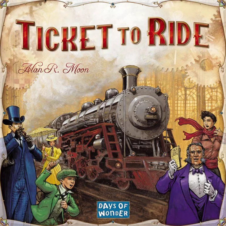 Ticket to Ride (2004) board game front cover | Source: Board Game Geek