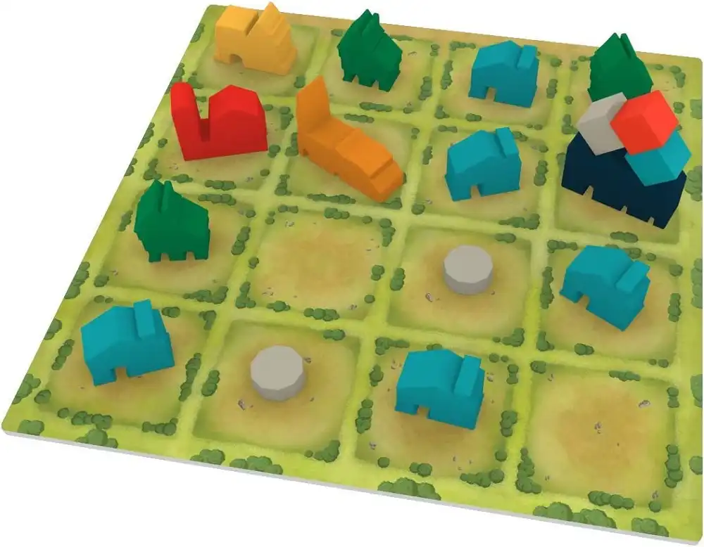 Tiny Towns (2019) player board | Source: Alderac Entertainment Group