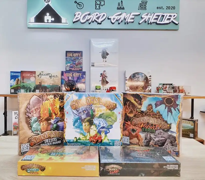 Some board games of the shop 1