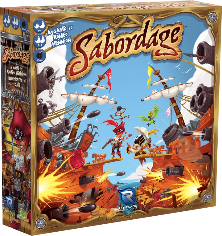 Sabordage board game box