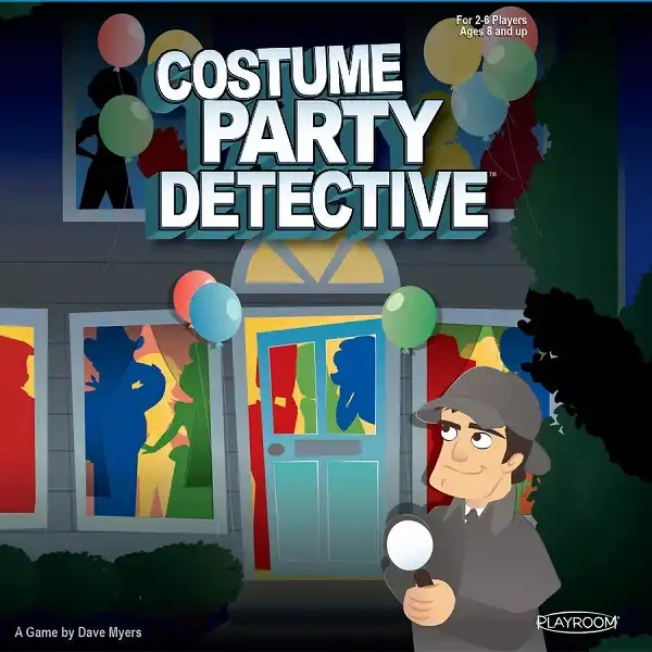 Costume Party Detective board game front cover