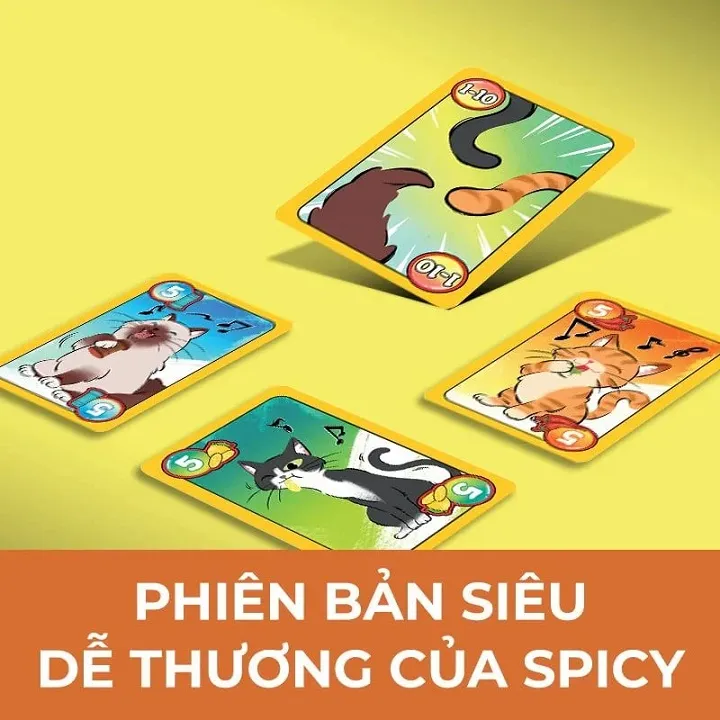 Thẻ bài của trò chơi Khi Mèo Bớt Ăn Cay