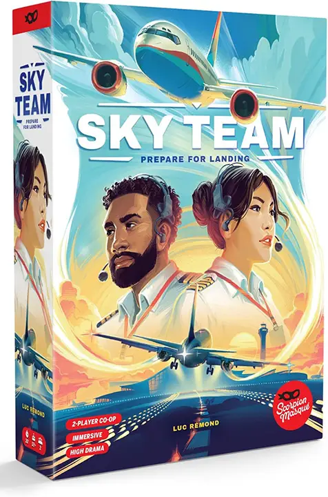 Sky Team board game box | Source: scorpionmasque.com