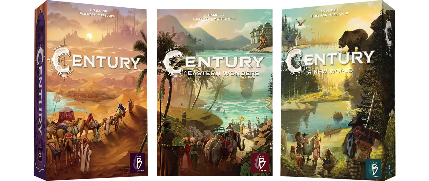 Century board game trilogy | Source: Next Move Games