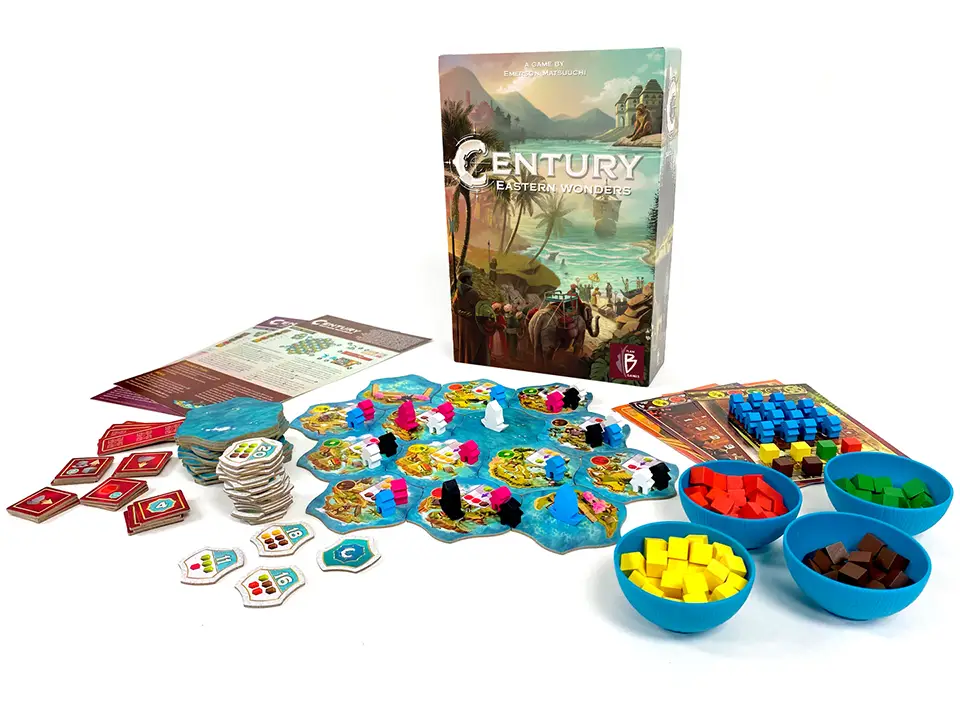 Century: Eastern Wonders components | Source: Next Move Games