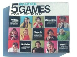 5 Pad & Pencil Games People Love to Play (1973)