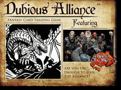 Dubious Alliance Fantasy Card Trading Game (2013)