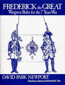 Frederick the Great: Wargame Rules for the 7 Years War (1977)