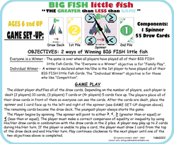 BIG FISH little fish "The GREATER than less than GAME" (2007)