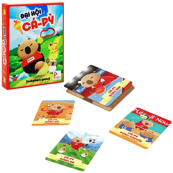Hộp game Đại hội C&aacute;-Pỳ c&ugrave;ng c&aacute;c thẻ vận động vi&ecirc;n