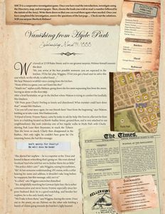 Sherlock Holmes Consulting Detective: Vanishing from Hyde Park (2017)
