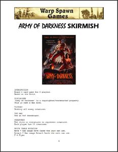 Army of Darkness Skirmish (2003)