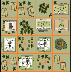 Gunship Platoon: A Solitaire Game of Helicopter Gunship Combat in Vietnam (1965-1973). (2015)