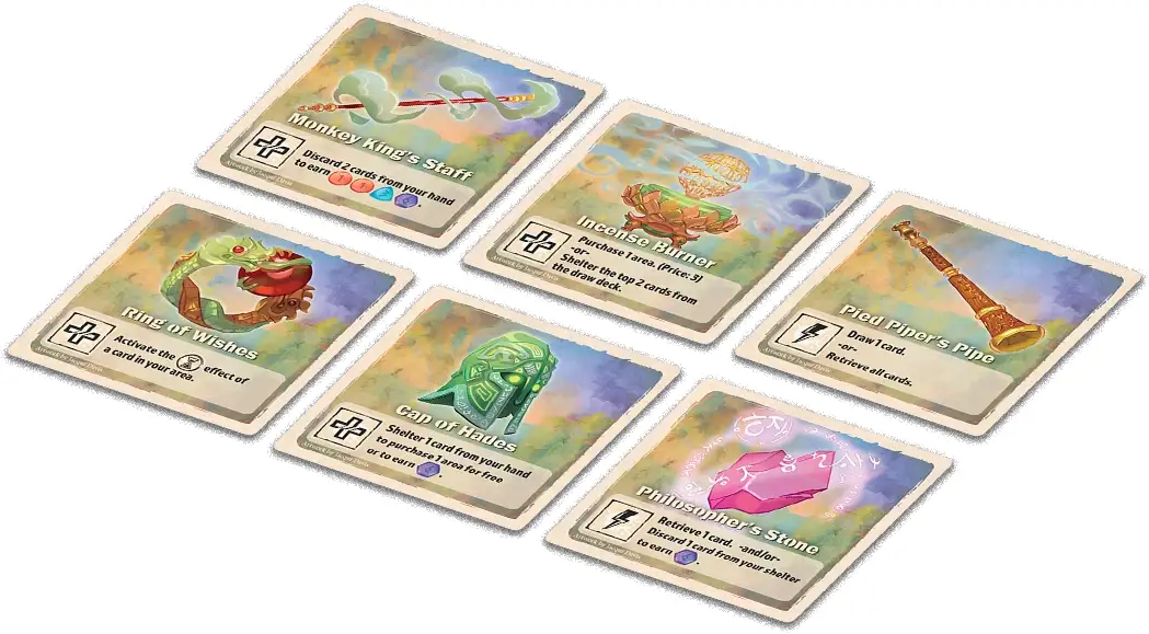 6 of 11 new artifacts | Source: renegadegamestudios.com