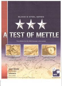 A Test of Mettle: Three Battles of the Lorraine Campaign, September 1944 (2012)